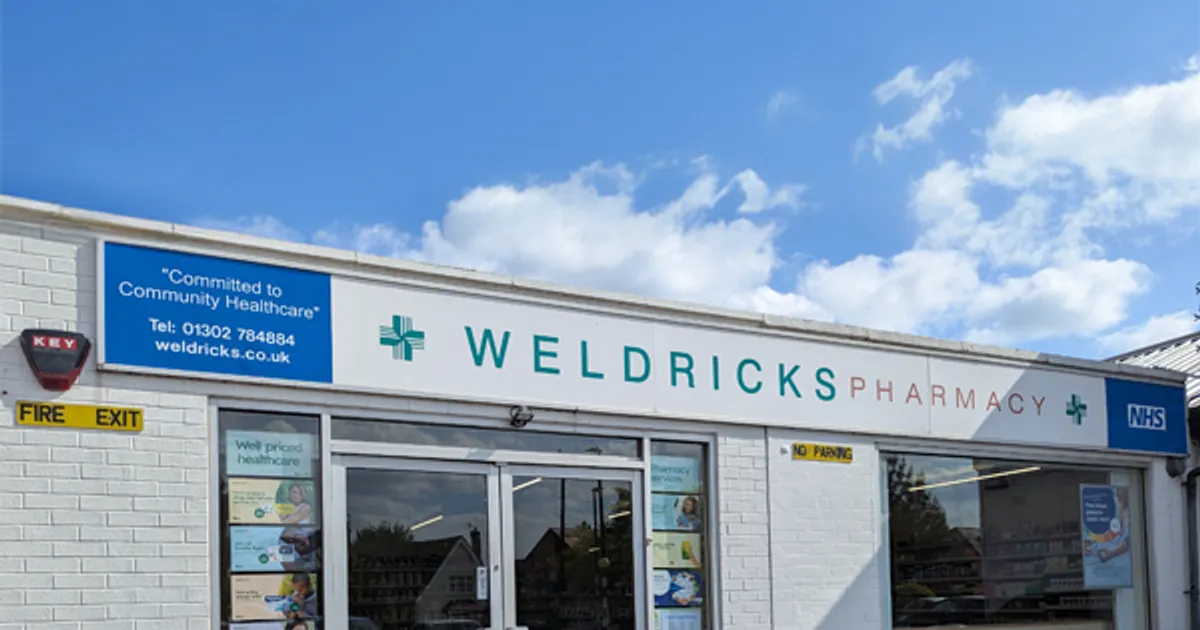Find a pharmacy near me | Weldricks Sprotbrough in Doncaster