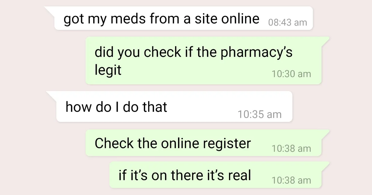 How to Spot a Fake Online Pharmacy – Check the GPhC Register
