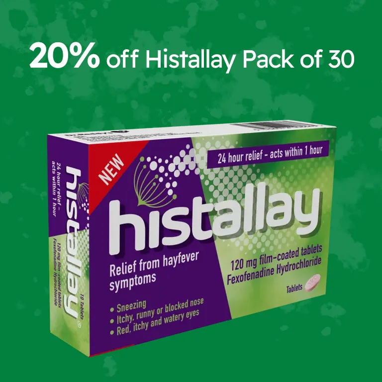 20% off Histallay Pack of 30