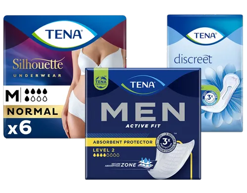 Feel dry, secure & protected with TENA