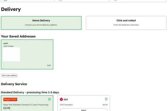 Step 5: Choose your delivery