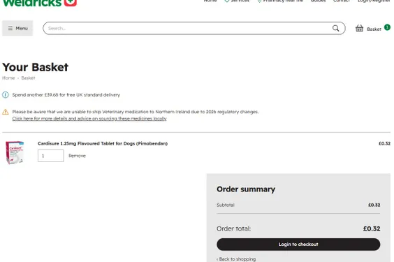 Step 3: Go to your basket