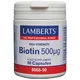 Lamberts Biotin Capsules 500mcg Pack of 90