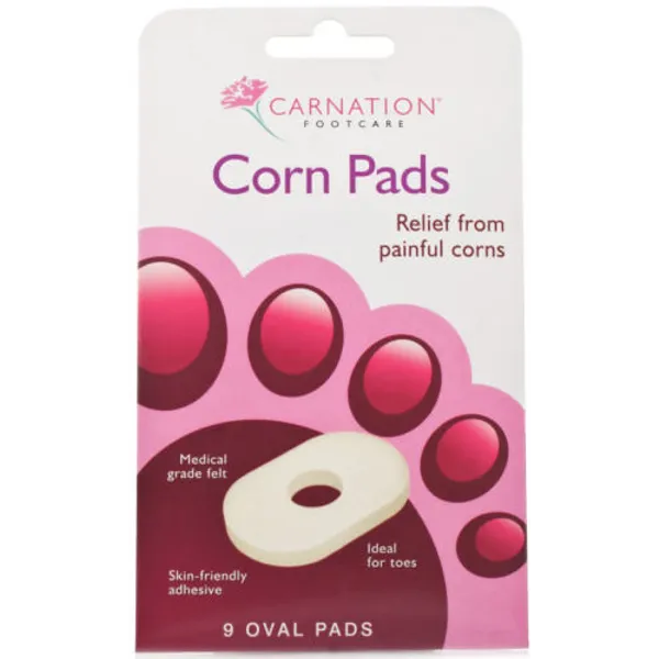 Carnation Corn Pads Oval Pack of 9