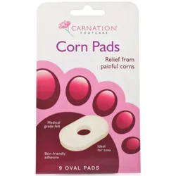 Carnation Corn Pads Oval Pack of 9