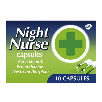 Night Nurse Capsules Pack of 10