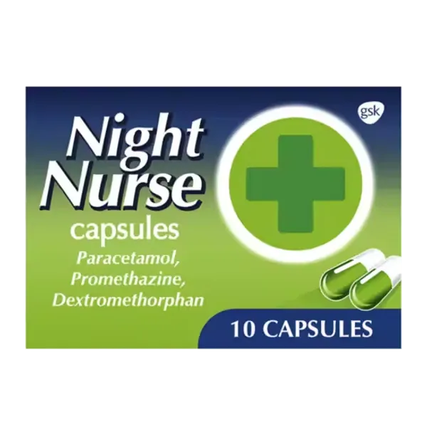 Night Nurse Capsules Pack of 10