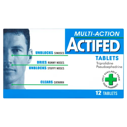 Actifed Multi Action Tablets Pack of 12