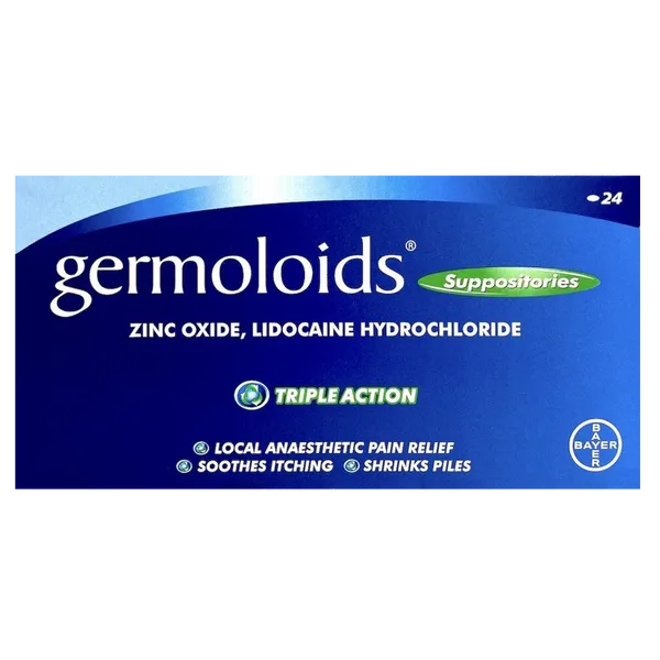 Germoloids Suppositories Pack of 12