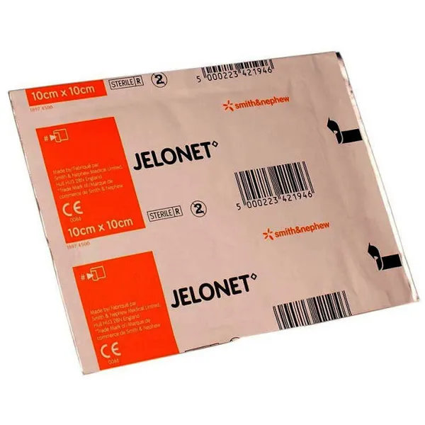 Jelonet Paraffin Gauze Dressing Normal Loading  10cm x 10cm