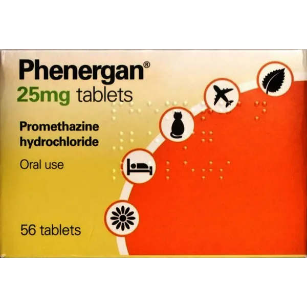 Phenergan Tablets 25mg Pack of 56
