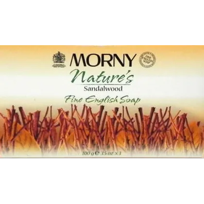 Morny Nature's Sandalwood Soap 100g Pack of 3