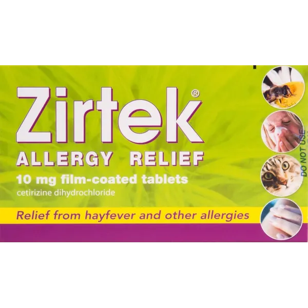 Zirtek Allergy Relief Tablets Pack of 30