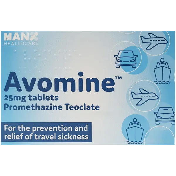 Avomine Tablets 25mg Pack of 28