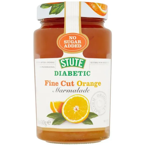 Stute Diabetic Marmalade Orange Fine Cut 430g