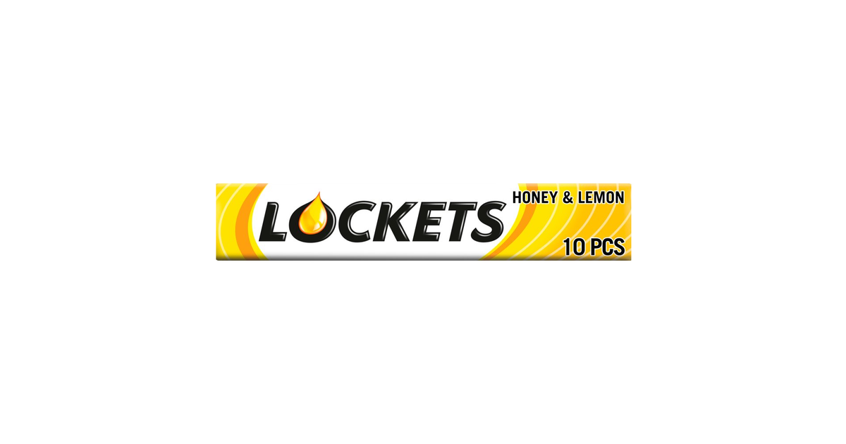 Lockets Honey & Lemon Pack of 10