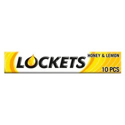 Lockets Honey & Lemon Pack of 10