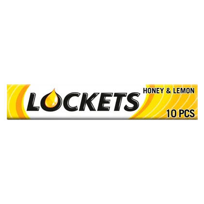 Lockets Honey & Lemon Pack of 10