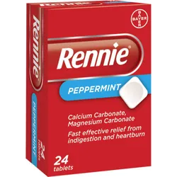 Rennie Peppermint Tablets Pack of 24