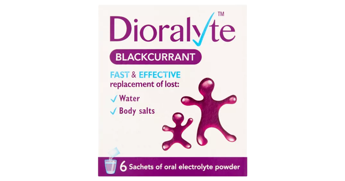 Dioralyte Supplement Sachets Blackcurrant Pack Of 6