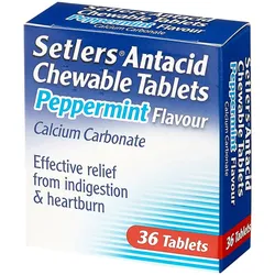 Setlers Antacid Peppermint Tablets Pack of 36