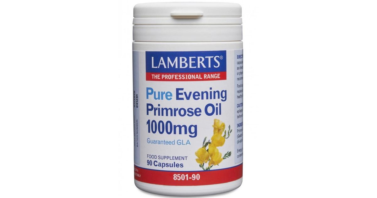 Lamberts Evening Primrose Oil Capsules 1000mg Pack of 90