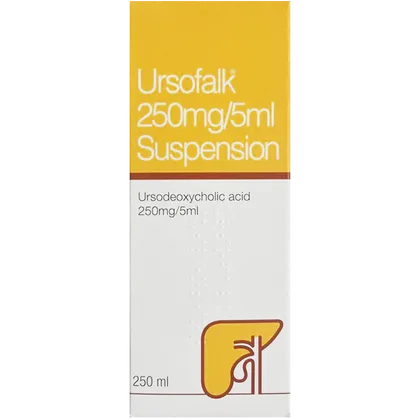 Ursofalk Suspension 250ml (URSODEOXYCHOLIC ACID - 250mg/5ml)
