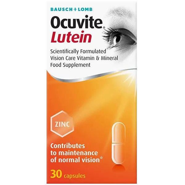 Ocuvite Eye Vitamin & Mineral Supplement Lutein Capsules Pack of 30