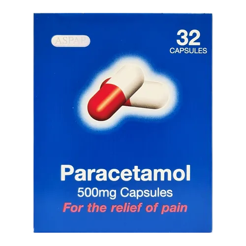 Paracetamol Capsules 500mg Pack of 32