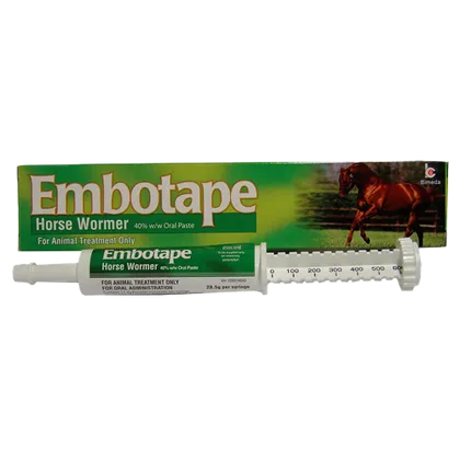 Embotape Horse Wormer Paste 11.4g 1 Syringe