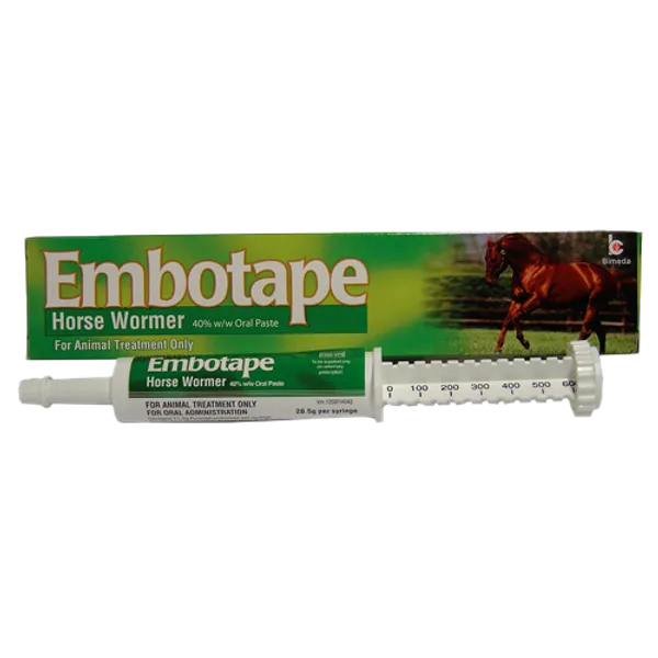 Embotape Horse Wormer Paste 11.4g Syringe