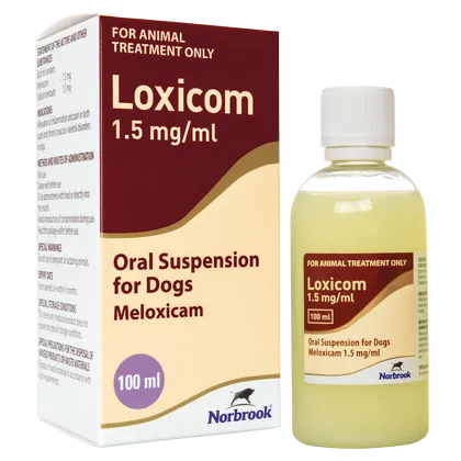 Loxicom Oral Suspension for Dogs 1.5mg/ml 100ml
