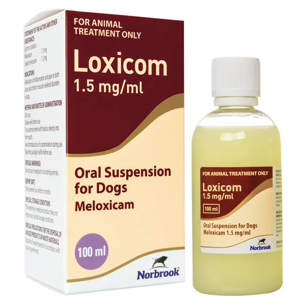 Loxicom Oral Suspension for Dogs 1.5mg/ml 100ml
