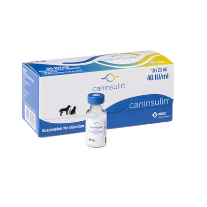 Caninsulin Vial 40iu/ml 2.5ml (single) Refrigerated Item