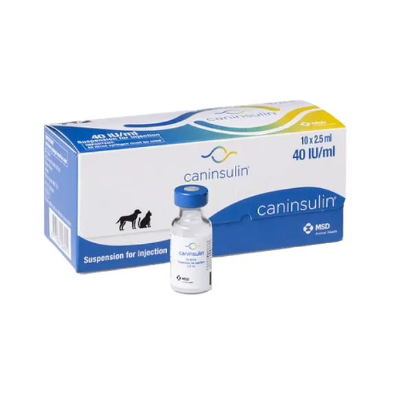 Caninsulin Vial 40iu/ml 2.5ml (single) Refrigerated Item