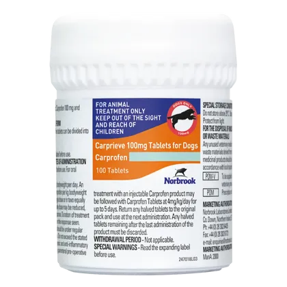Carprieve 100mg Tablet