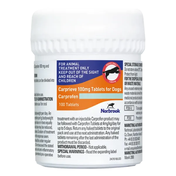 Carprieve 100mg Tablet