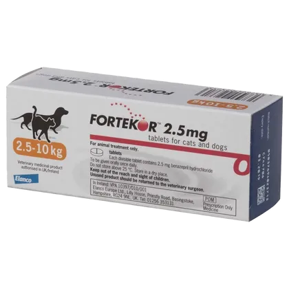 Fortekor 2.5mg Tablet (Benazepril)