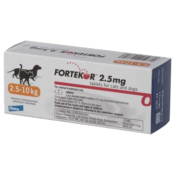 Fortekor 2.5mg 1 tab (Benazepril)