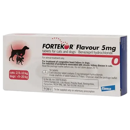 Fortekor 5mg Tablet (Benazepril)