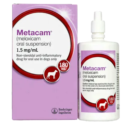 Metacam Oral Suspension for Dogs 1.5mg/ml 180ml