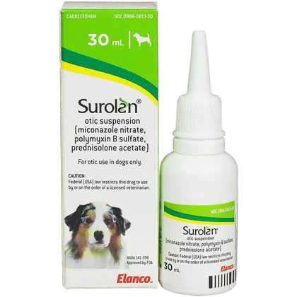 Surolan Ear Drops and Cutaneous Suspension 30ml