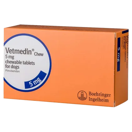 Vetmedin Chewable 5mg Tablet (Pimobendan)