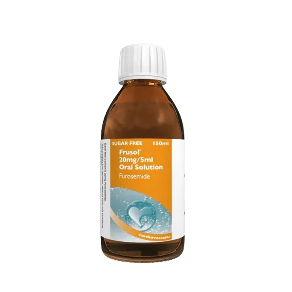 Frusol Solution 150ml 20mg/5ml (FUROSEMIDE - 20mg/5ml)