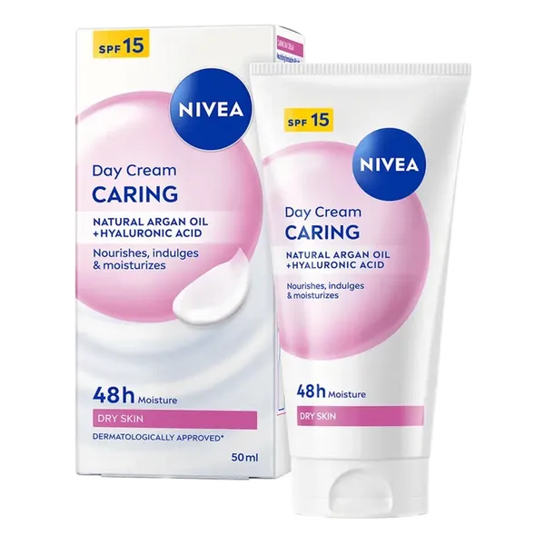 Nivea Caring Day Cream SPF 15 50ml