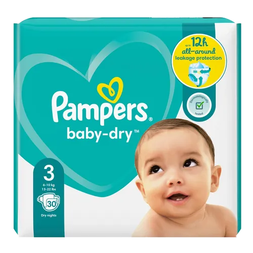 Pampers Baby Dry (unisex) Midi Pack of 30
