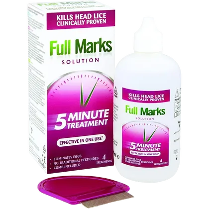 Full Marks Solution Spray with Comb 150ml