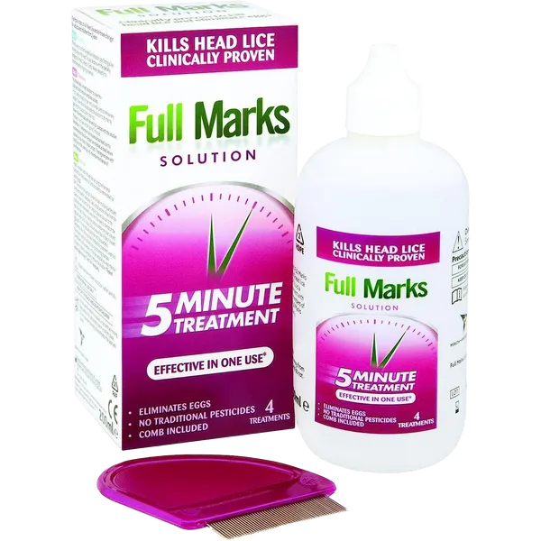 Full Marks Solution Spray with Comb 150ml