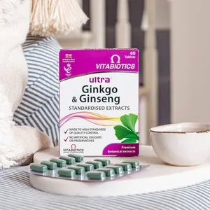 Vitabiotics Ultra Ginkgo & Ginseng Tablets Pack of 60