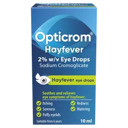 Opticrom Hayfever Eye Drops 10ml